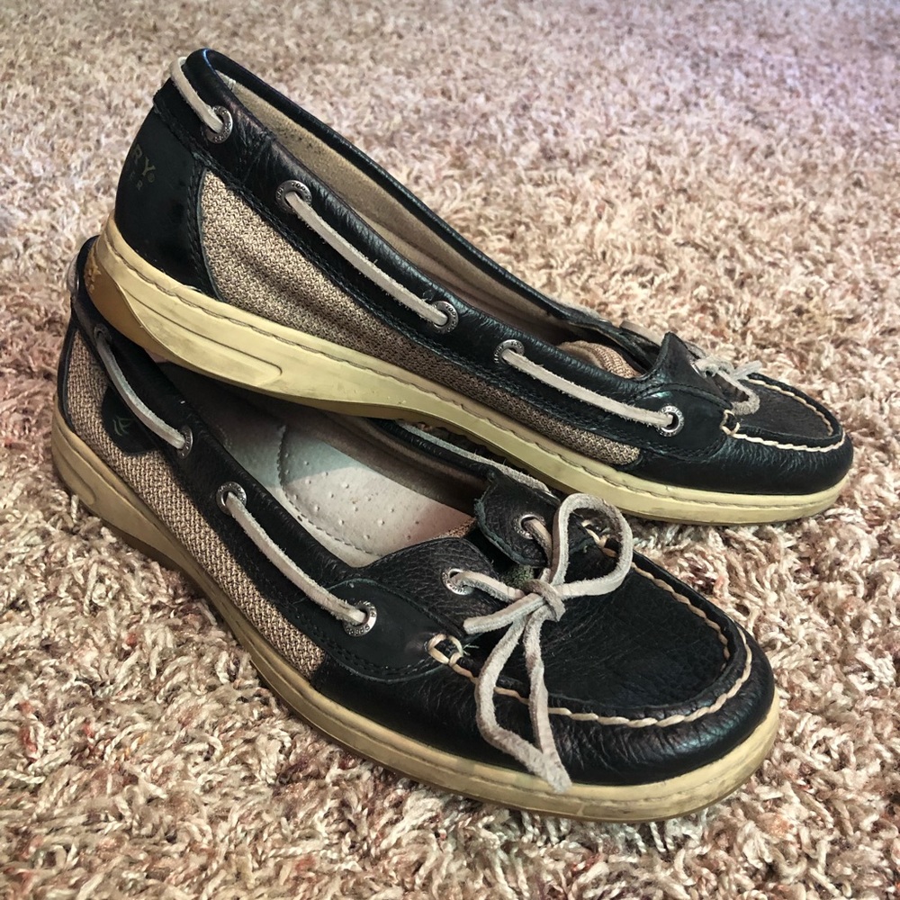 Black Sperry Loafers